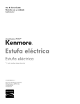 Kenmore 5.3 cu. ft. Self-Cleaning Electric Range - Black Owner's Manual (Espanol)