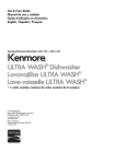 Kenmore 24'' Built-In Dishwasher - Stainless Steel ENERGY STAR Owner's Manual
