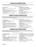 Kenmore 21.7 cu. ft. Side-by-Side Refrigerator - Black ENERGY STAR Installation Guide