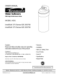 Kenmore INTELLISOFT 625.38376 User's Manual