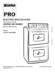 Kenmore HORNO 790.42003 User's Manual