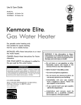 Kenmore ELITE 153.33262 User's Manual