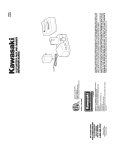 Kawasaki 840639 User's Manual