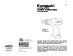 Kawasaki 840595 User's Manual