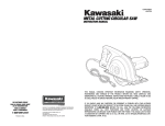 Kawasaki 840328 User's Manual