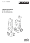 Karcher K 2.399 User's Manual