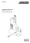 Karcher K 2.29 M User's Manual