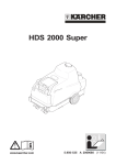 Karcher HDS 2000 User's Manual