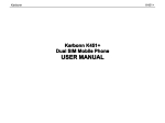 Karbonn K451+ Operating Instructions