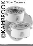 Kambrook KSC3 User's Manual