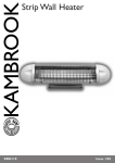 Kambrook KRH110 User's Manual