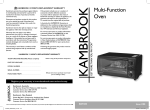Kambrook KOT600 User's Manual