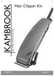 Kambrook KHC100 User's Manual