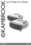 Kambrook KFH320 User's Manual