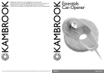 Kambrook KEC10 User's Manual