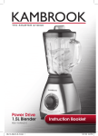 Kambrook KBL110 User's Manual