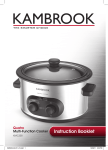 Kambrook KMC200 User's Manual