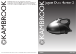 Kambrook Jaguar KHV40 User's Manual