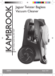Kambrook Jaguar KBV50 User's Manual