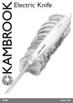 Kambrook EK9B User's Manual