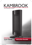Kambrook CERAMIC KCE640 User's Manual