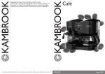 Kambrook KDC120 User's Manual