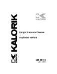 Kalorik USK SKV 3 User's Manual