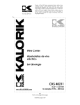 Kalorik - Team International Group Refrigerator CKS 40211 User's Manual