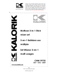 Kalorik - Team International Group Mixer CMM 39732 User's Manual