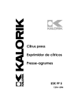 Kalorik - Team International Group Marine Instruments USK FP 5 User's Manual