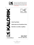 Kalorik - Team International Group Cookware NM 39527 User's Manual