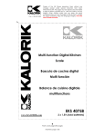 Kalorik - Team International Group Building Set EKS 40758 User's Manual
