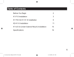 K2 Mounts K1-F-S User's Manual