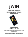 Jwin JX-MP231 User's Manual