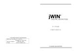 Jwin JV-TV5020 User's Manual