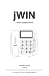 Jwin JT P531 User's Manual