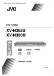 JVC XVN350B User's Manual