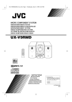 JVC UX-V9RMD User's Manual