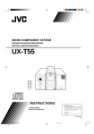 JVC UX-T55 User's Manual