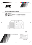 JVC UX-H35 User's Manual