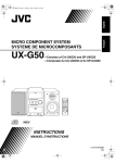 JVC UX-G50 User's Manual