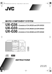 JVC UX-G30UW User's Manual