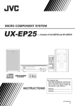 JVC UX-EP25 User's Manual