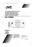 JVC UX-7000R User's Manual