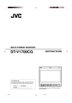 JVC DT-V1700CG User's Manual