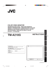 JVC TM-A210G User's Manual