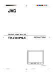 JVC TM-2100PN-K User's Manual