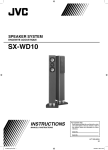 JVC SX-WD10 User's Manual