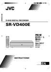 JVC SR-VD400E User's Manual