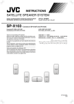 JVC SP-X103F User's Manual